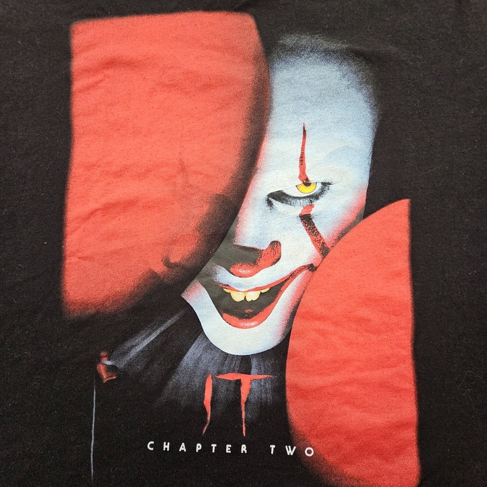 IT Chapter 2 Black Short Sleeve‎ Cotton Blend T-Shirt Men's M